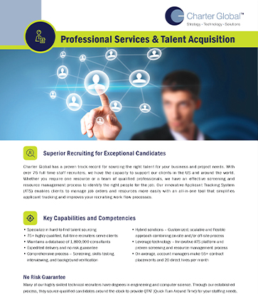 Professional Services & Talent Acquisition