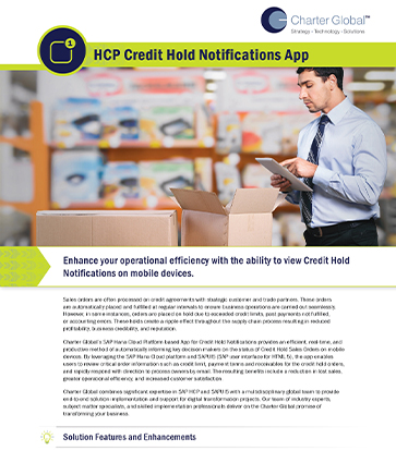 Sales Credit Hold Notifications App