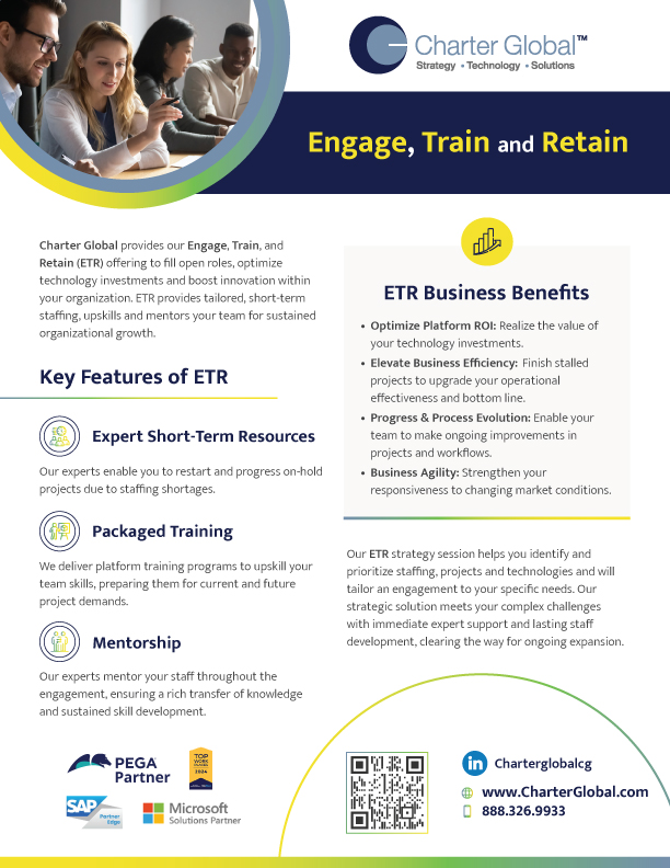 Engage, Train and Retain